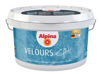 Краска декоративная Alpina Velours Effekt, 1.25 кг