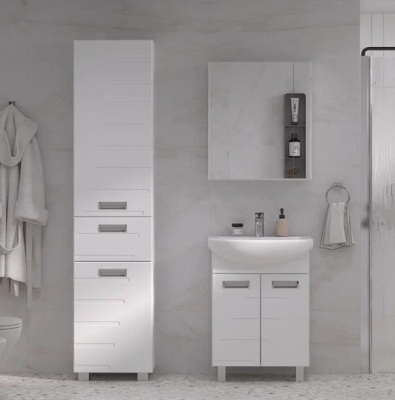 Тумба напольная Joli 55.2D с умывальником Балтика 55 VOLNA