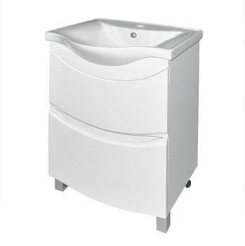 Тумба с умывальником Гамма 23оФ5/1-У 55 Базик-7055