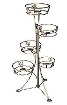 Цветочница Стелла 5 (ПОДСТАВКА ДЛЯ ЦВЕТОВ НА 5 ВАЗОНОВ) Лиана