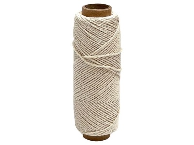 Нить хлопковая крученая двухпрядная 1 мм 100 м, STARFIX SMP-51088-100