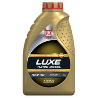 Масло моторное полусинтетическое Лукойл Luxe Турбо Дизель 10W40 CF (1 л)