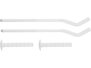 Кронштейн штыревой плоский с дюбелем для радиаторов 7,5х165мм (2 шт), AV Engineering AVE1807000A
