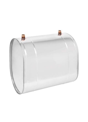 Бак нержавейка 55 л под контур (Горизонталь) (AISI 439) Везувий