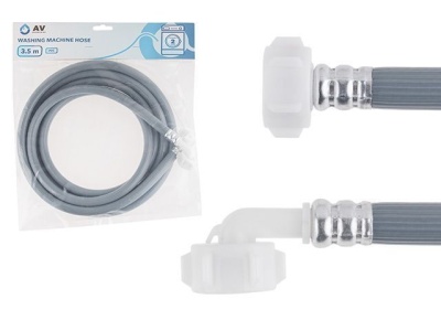 Шланг заливной для стиральной машины 3,5 м, ПВХ, AV Engineering AVE3303350